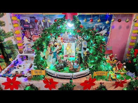 🎄 Baby Jesus Born in Vibe Town & Insta Gramam ❄️ | Christmas Crib 🎅 | 2025 💫 |