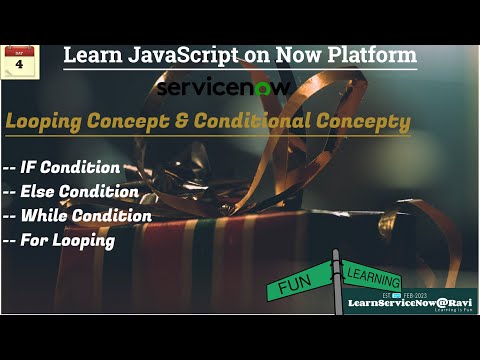 (Day 4) Learn JavaScript on ServiceNow Platform | ServiceNow Script | Learn from Zero | JavaScript