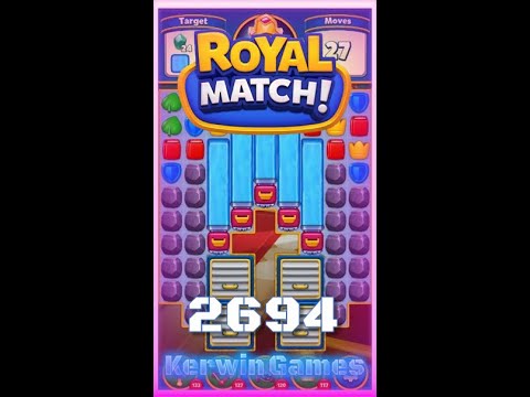 Royal Match Level 2694 - No Boosters Gameplay