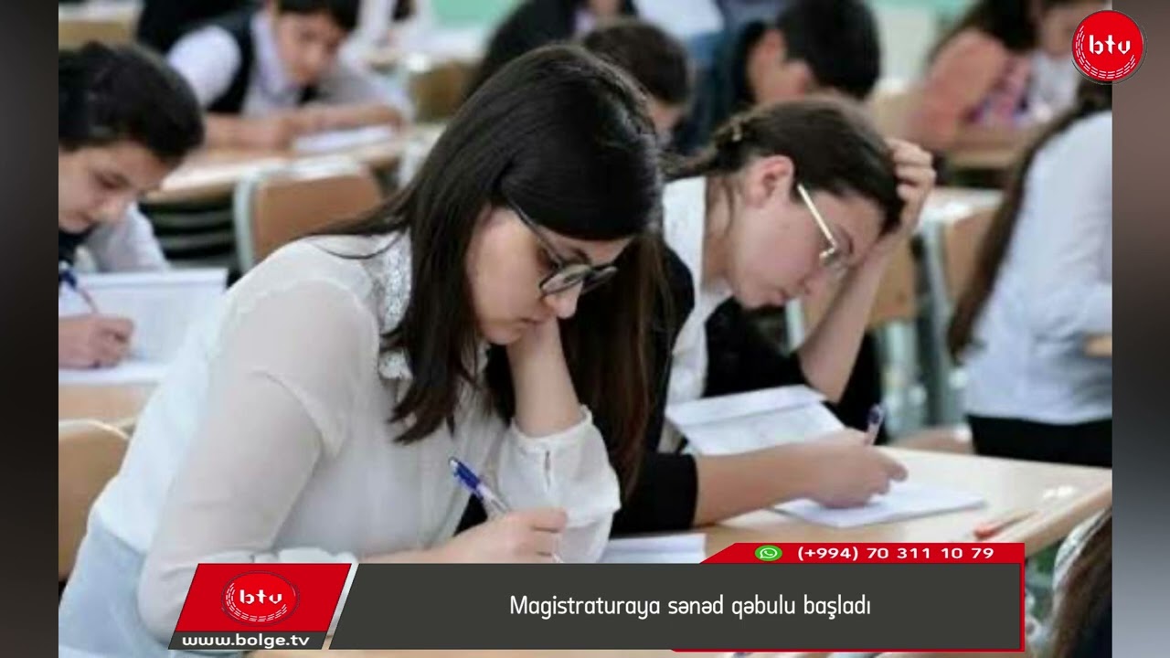 Magistraturaya sənəd qəbulu başladı