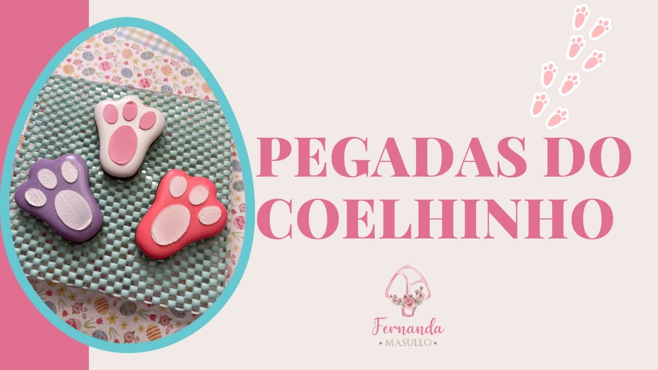 Como fazer Pegadas do Coelhinho | Fernanda Masullo - Biscoitos Decorados