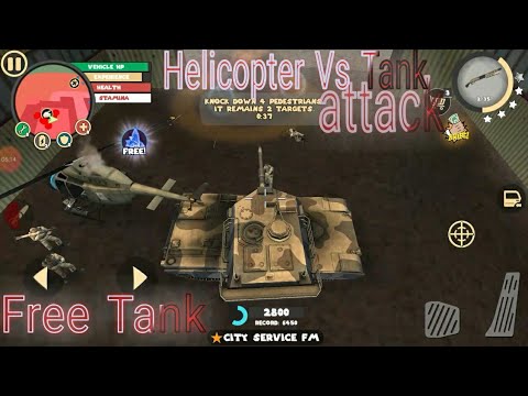 rope hero || # 2 / free helicopter / free tank | [ rope hero vice town ] star police _ 1vs4 / Arya Z