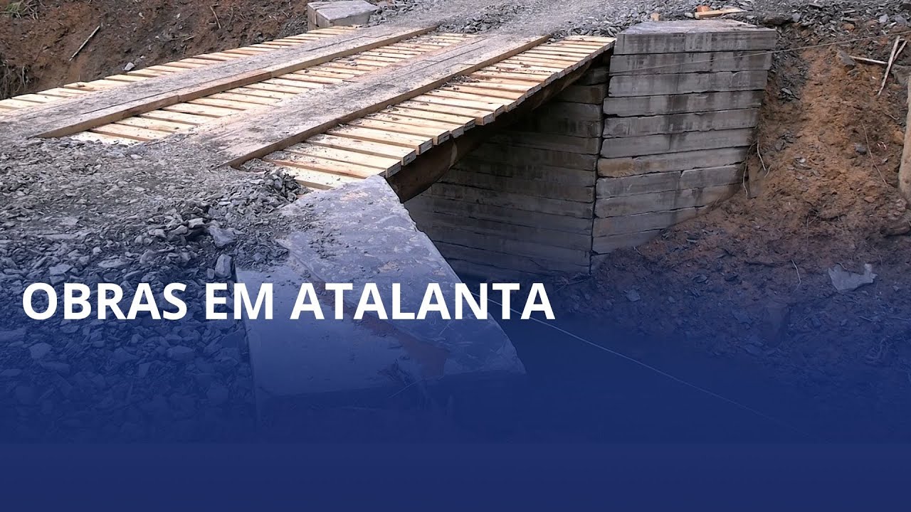 Prefeitura de Atalanta faz entrega de ponte na comunidade de Dona Luiza