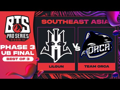 Lilgun vs Team Orca Game 1 - BTS Pro Series 10 SEA: Phase 3 w/ Xyclopz & GoDz