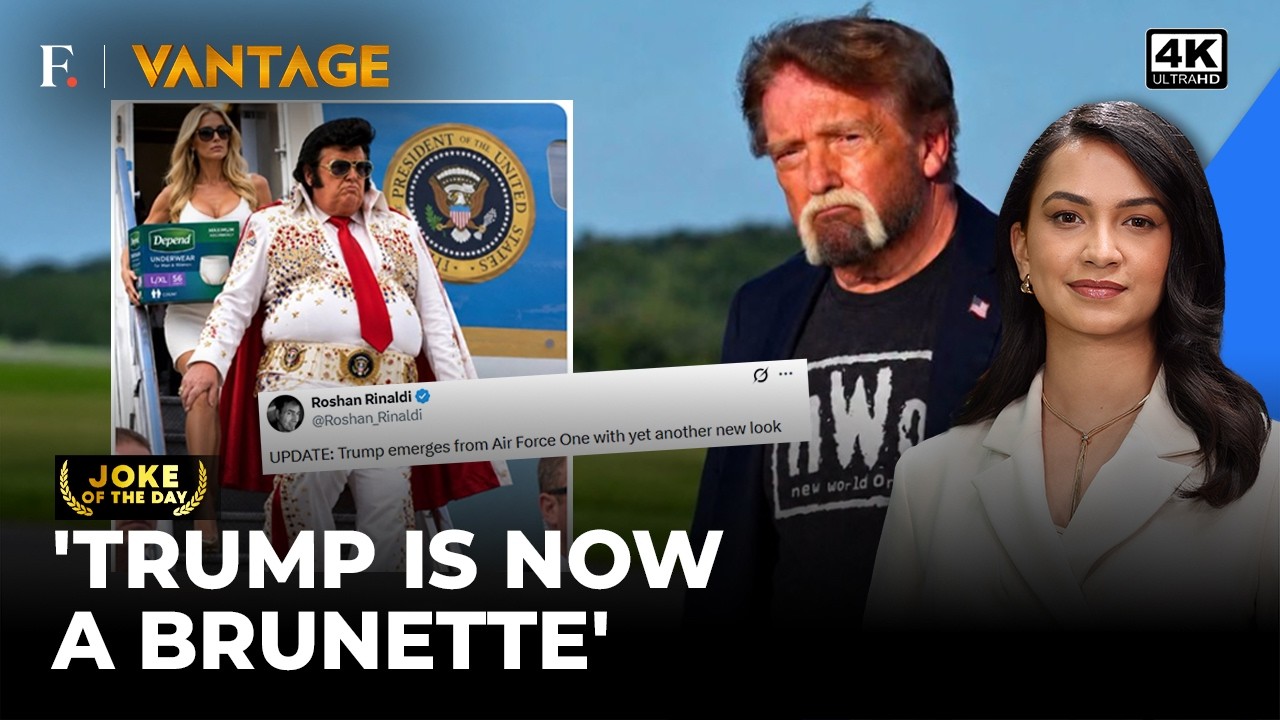 Trump Debuts Brown Hair in New Jersey, Internet Freaks Out Over New Look | Vantage on Firstpost | 4K