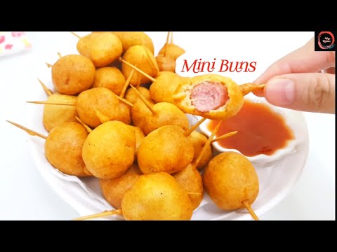 Mini Sausage Buns Recipe | Yummy Hotdog Buns| Art of Kitchen