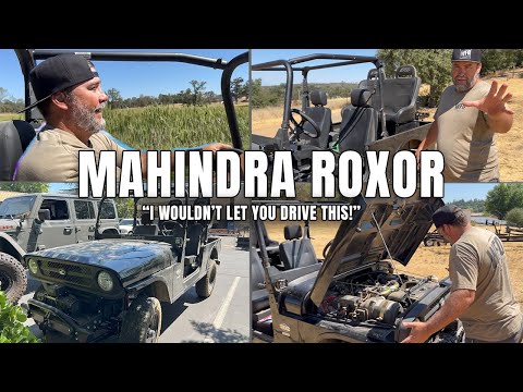 Definitely not a CJ! Trevor test drives a Mahindra ROXOR, W/ a 4-cylinder diesel engine