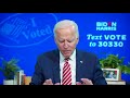 Joe Biden says he's built most extensive &quot;voter fraud&quot; org in history