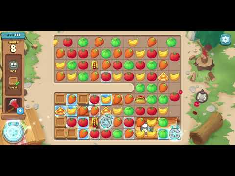 We Bare Bears Match3 Repairs Level 117 - No Boosters