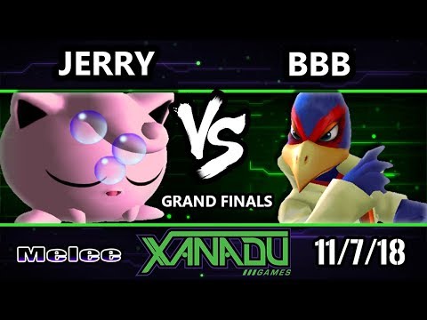 S@X 275 SSBM - BBB [L] (Falco) Vs. EBM | Jerry (Jigglypuff) - Smash Melee Grand Finals