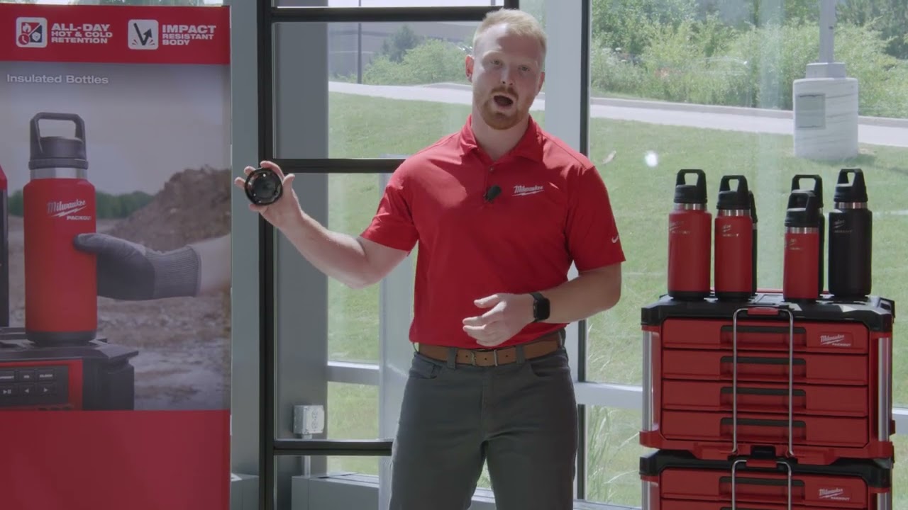 Термокухоль PACKOUT Sip Lid, 532мл, червоний MILWAUKEE 4932493471
