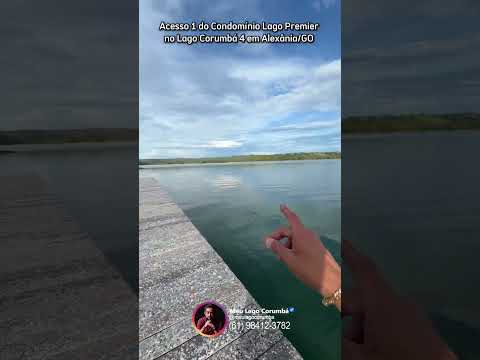 Acesso 1 do Condomínio Lago Premier no Lago Corumbá 4 em Alexânia/GO