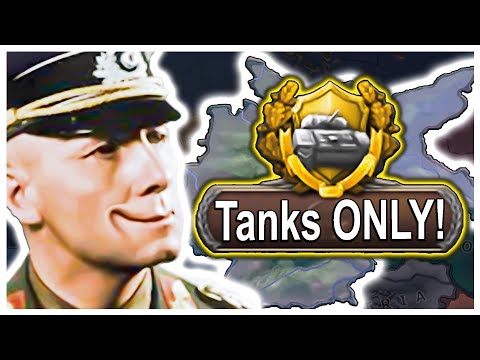 Tanks Only Germany In HOI4 Is BROKEN!