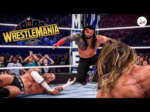 CM Punk vs Roman Reigns vs Seth Rollins (WrestleMania 41) Triple Threat Match