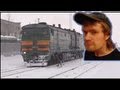 Тепловозы, зима, Россия 