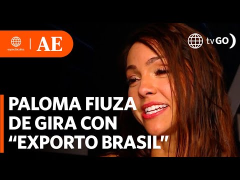 Paloma Fiuza on tour with "Exporto Brasil" in Chile | América Espectáculos (TODAY)