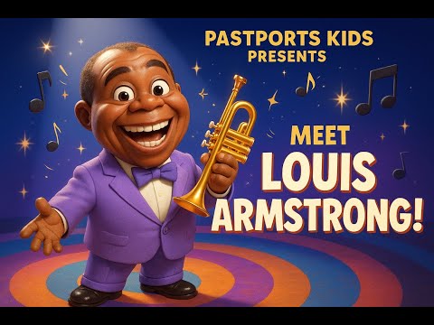 Meet Louis Armstrong 🎺 | Jazz Hero Explained | PastPorts Kids