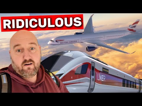 Ich bin mit British Airways nach London geflogen, weil es billiger war als die Zugfahrt!!!