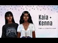THE SIMS 4 Twins CAS Kaia Kenna FULL CC LIST