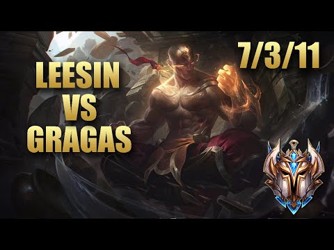 DWG Canyon Leesin Jungle Vs Gragas - KR Challenger Match Summary Patch 9.20