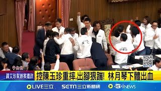 Re: [新聞] 林月琴稱遭踹傷「下體出血」陳玉珍：過5