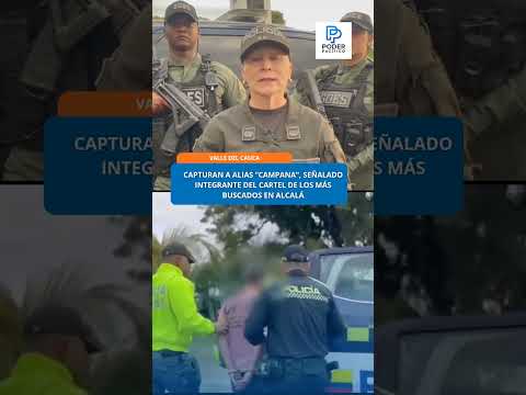 Capturan a alias “Campana”, señalado integrante del cartel de los más buscados en Alcalá