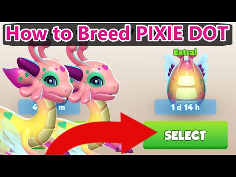 Breeding x2 LEGENDARY PIXIE DOTS?! How to Breed the PIXIE DOT DRAGON in DML! #1495