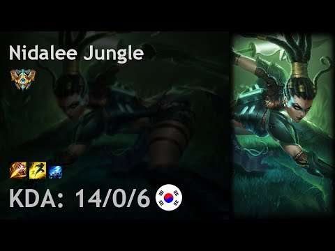 Nidalee Jungle vs Lee Sin - KR Challenger Patch 7.16
