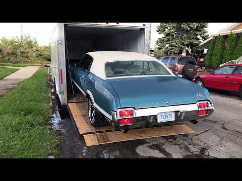 1972 Oldsmobile 442, 3 Inch Pypes exhaust system, with Flowmaster Mufflers...