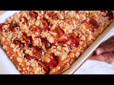 How To Make GERMAN PLUM CAKE At Home?