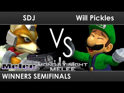 MNM 290 - SDJ (Fox) VS Will Pickles (Luigi) - Winners Semifinals - SSBM