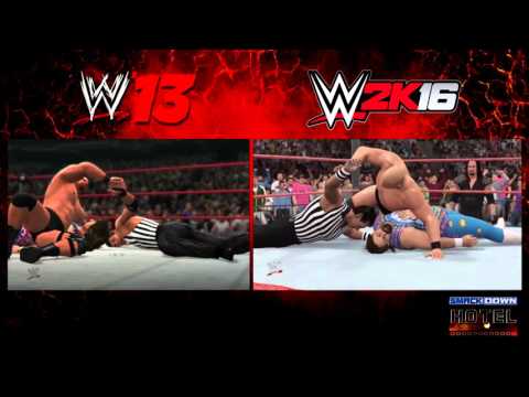 WWE 2K16 "Austin 3:16" vs. WWE '13 "Attitude Era" - Ultimate Comparison