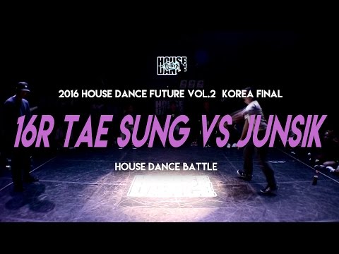 16 Round Tae Sung vs Junsik | 2016 House Dance Future Vol.2 | OVERAIZ | D.FILM