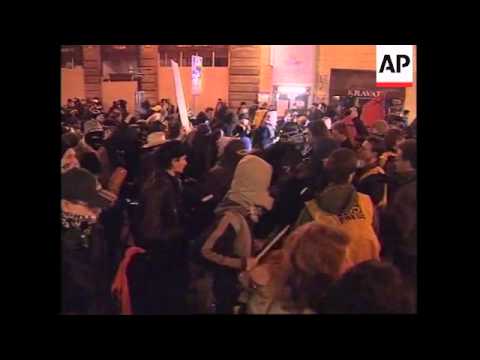 Anti NATO demos last night