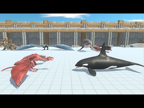 ⚡FANTASY VS AQUATICS - Animal Revolt Battle Simulator