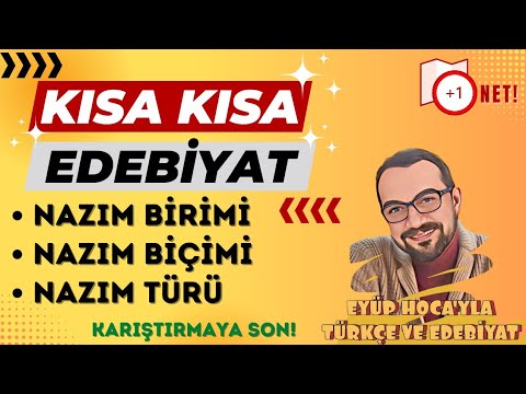 NAZIM BİRİMİ NAZIM BİÇİMİ NAZIM TÜRÜ / KARIŞTIRMAYA SON!