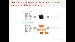 Dimitris Bertsimas  (MIT)   Optimal Classification Trees and Interpretable AI