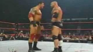 WWE Handicap Match Goldberg vs Evaloution pt 1