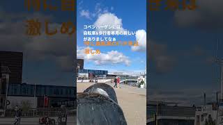 コペンハーゲンの観光地に掛かる歩行者&自転車専用の橋