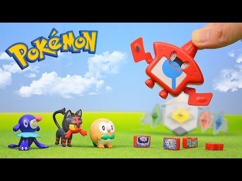 Pokemon Sun and Moon Rotom Pokedex Z-Ring Video