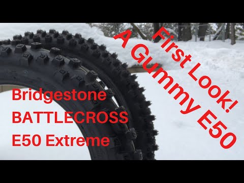 First Look! GUMMY E50 Extreme Bridgestone BATTLECROSS for Hard Enduro