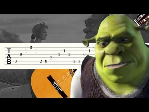 Hallelujah - Shrek - Guitarra Tutorial - Tabs Video