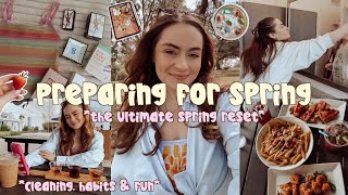 PREPARING FOR SPRING VLOG 2026 🌷 SPRING RESET ROUTINE *cleaning, healthy habits, strawberry picking*