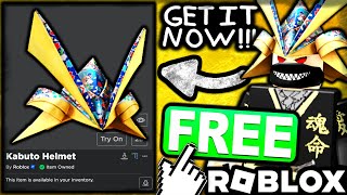 FREE AVATAR SHOP ACCESSORY!? HOW TO GET Holiday Kabuto Helmet! (ROBLOX)
