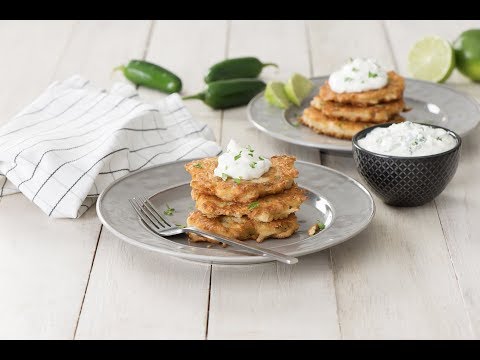 Cheesy Jalapeño Latkes Recipe