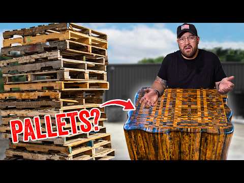 I TESTED 'Turning FREE Pallets Into A $600 Table '... Again!