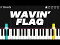 K’NAAN - Wavin’ Flag (Coca-Cola Celebration Mix) | EASY Piano Tutorial