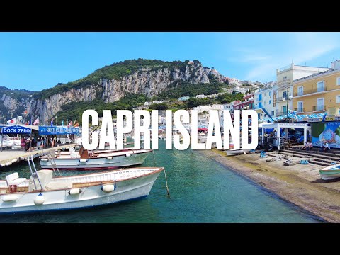 CAPRI - 🇮🇹 ITALY [4K] Fantastic Walking Tour and Ferry || Part 01