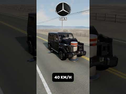 Mercedes Benz G63 Crash Test 💥🤯🚗 #recommended #crashtest #mercedes #g63