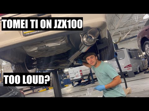 TOMEI TI EXHAUST INSTALL ON MY JZX100, TOO LOUD?